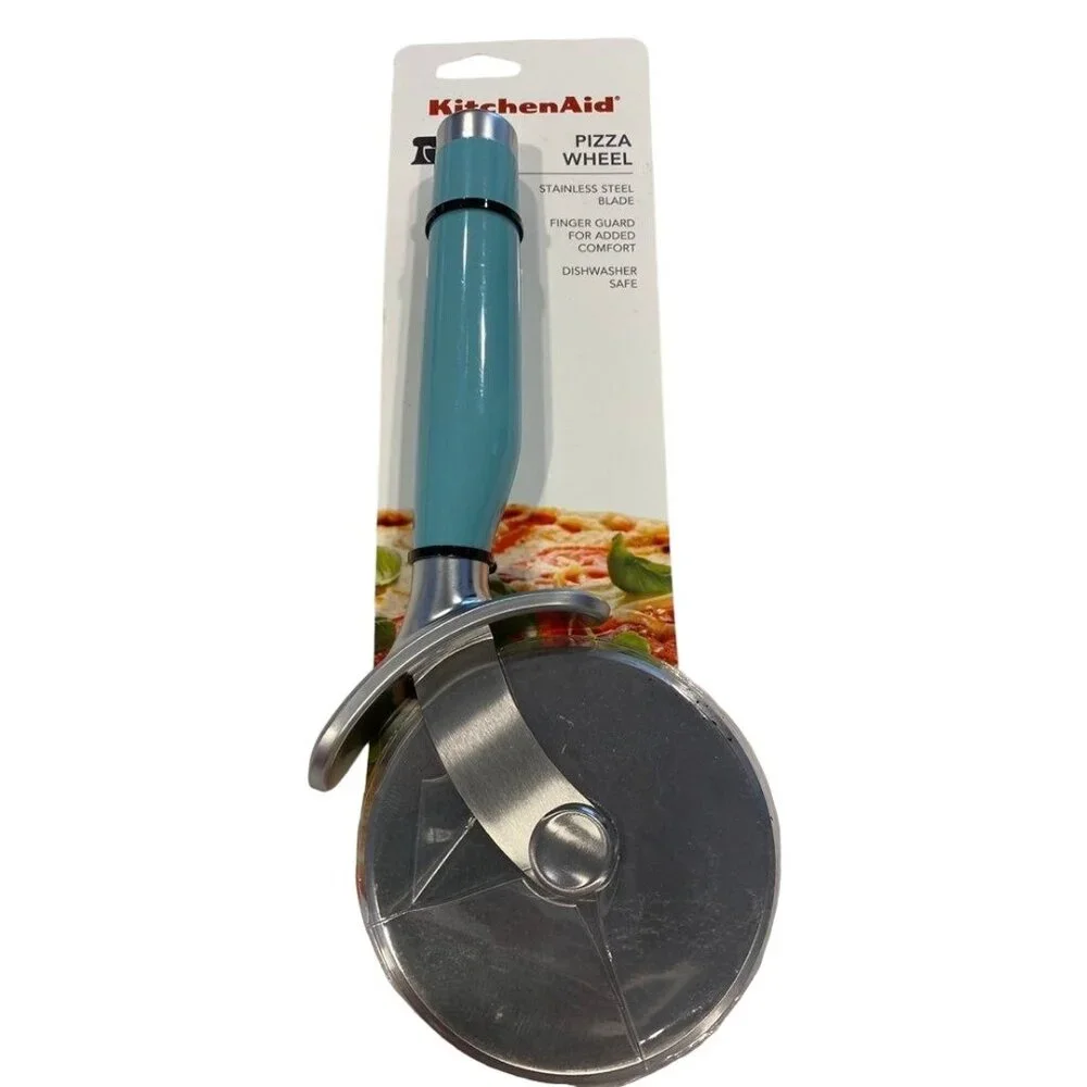 KitchenAid Aqua Pizza Cutter Model #‎ KE113OHAQA AQUA New With Tags!